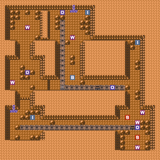 Dim Cave 4F map