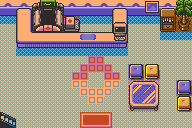 Silver Cave Poke Center 1F map