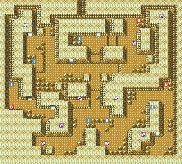 Whirl Island B1F map
